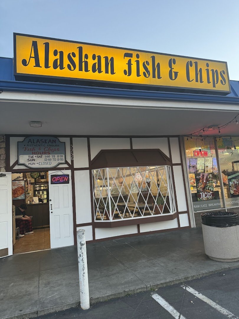 Fish and chips restaurant exterior on Westminster Boulevard.
